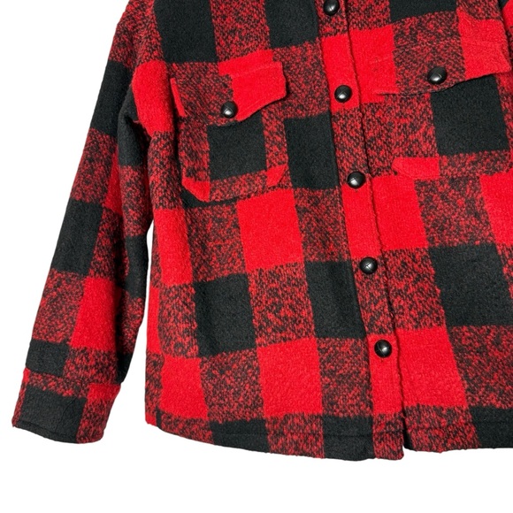 Pomander Place Buffalo Plaid Austen Jacket Size Small Wool Blend - Picture 5 of 10